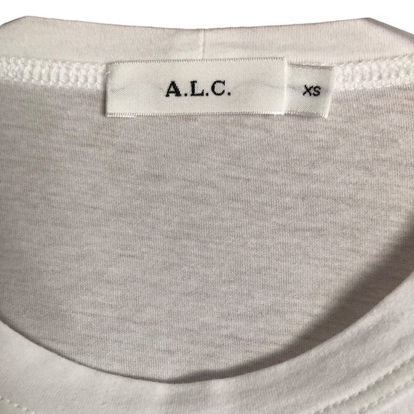 A.L.C. Blouse White Puff Shoulder Long Sleeve Blouse XS - Picture 4 of 12